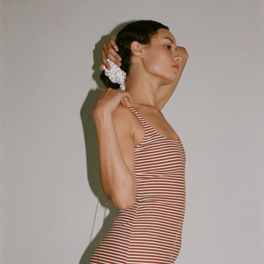 Maryam Nassir Zadeh Salma Striped Bodycon Dress XS